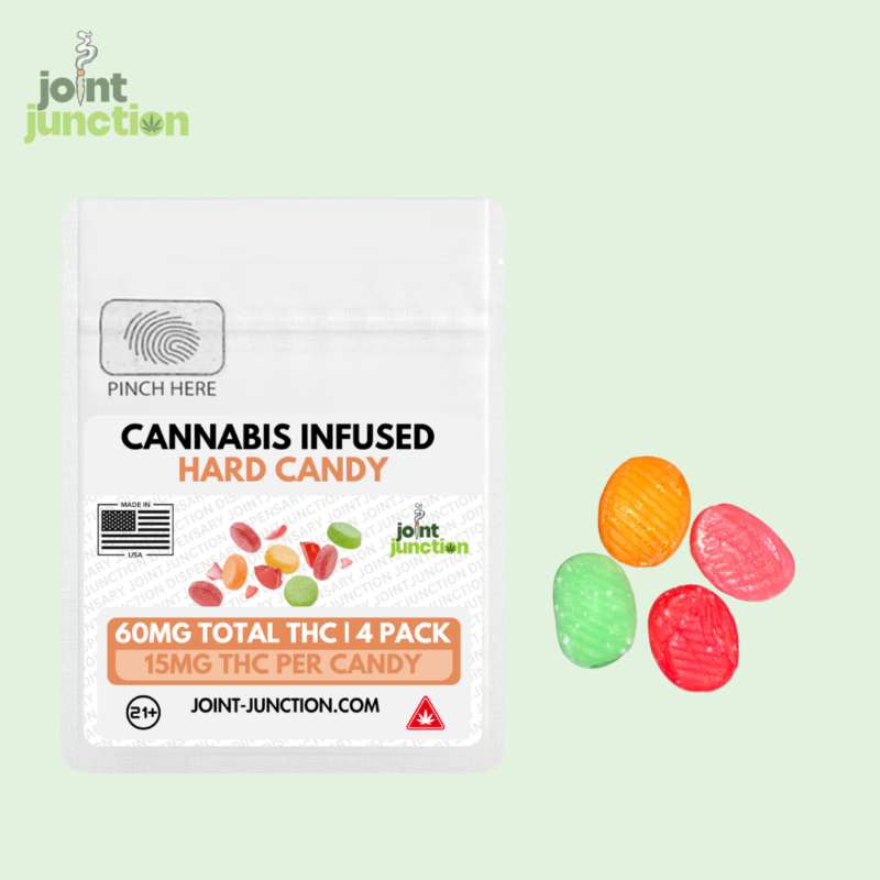 15MG THC Hard Candy - 4 Pack (60MG THC Total) | Assorted Flavors