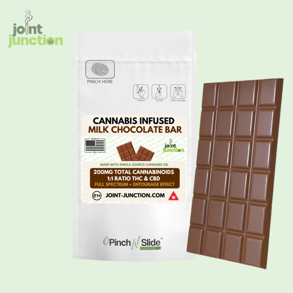 200MG Milk Chocolate Bar - Full Spectrum 1:1 THC & CBD