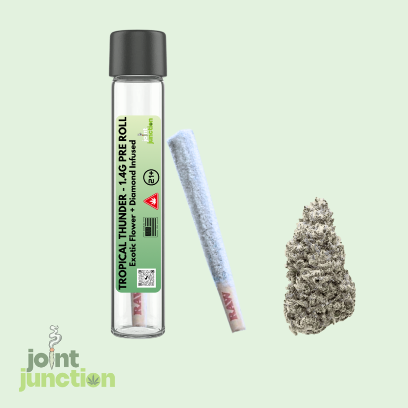 Tropical Thunder Iced Pre Roll | Sativa | 36.49% THC