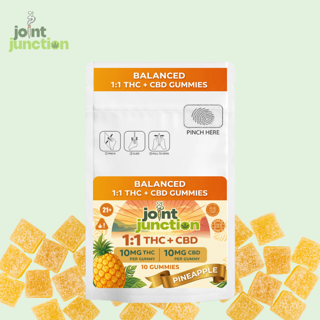 Balanced Gummies - 1:1 10MG THC + 10MG CBD